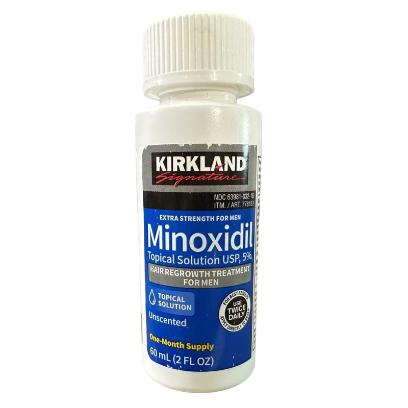 Dung dịch thoa ngoài Mọc tóc, mọc Râu Minoxidil 5% Kirkland Solution ( USA ) 60ml ( lẻ )
