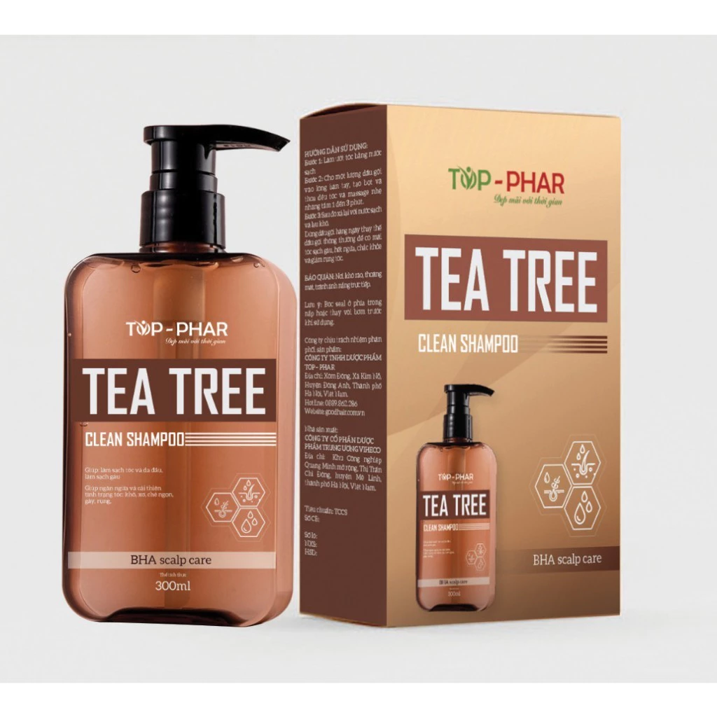 Dầu gội đầu TEA TREE 💥 HÀNG CAO CẤP 💥 Dầu gội kiềm dầu có tinh chất tràm trà giúp sạch gầu ngăn ngừa rụng tóc